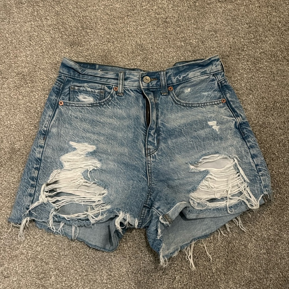 American Eagle Ripped Jean Shorts